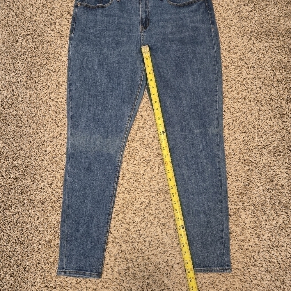 NY&C Size 16 Mid-Rise Super Skinny Jeans Medium Wash - Picture 6 of 14